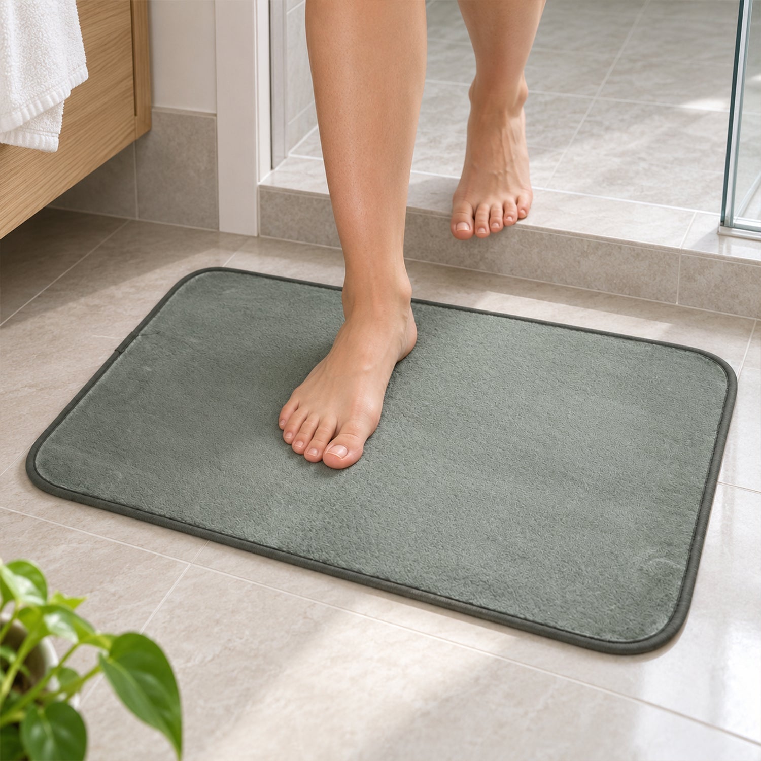 Textured Doorway Rug