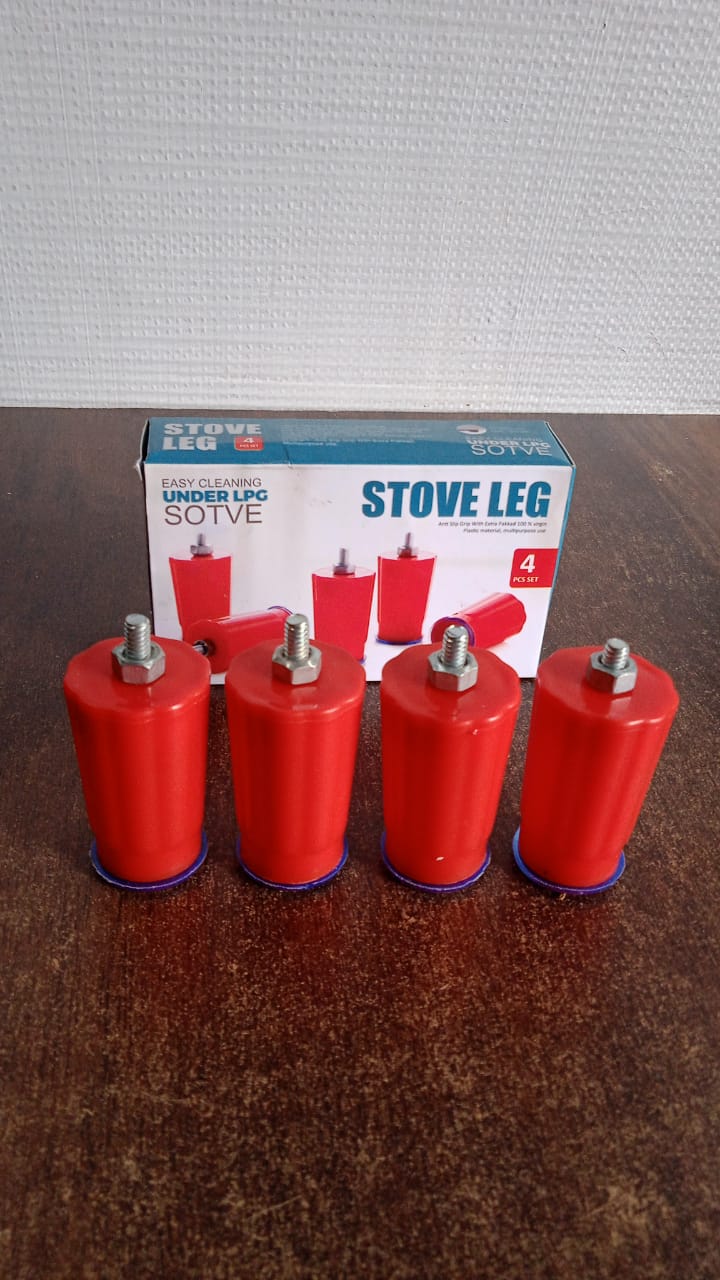 Heavy-Duty Universal Stove Legs Set for Gas Stoves - 4 Pc
