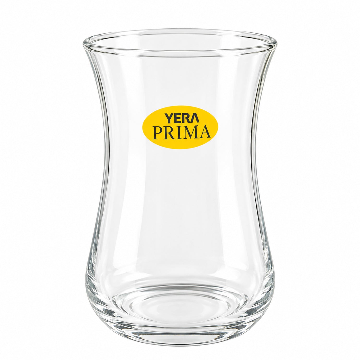 Yera Prima Radiance Zest Curved Glass Tumbler Set for Water and Juice (6 Pc)