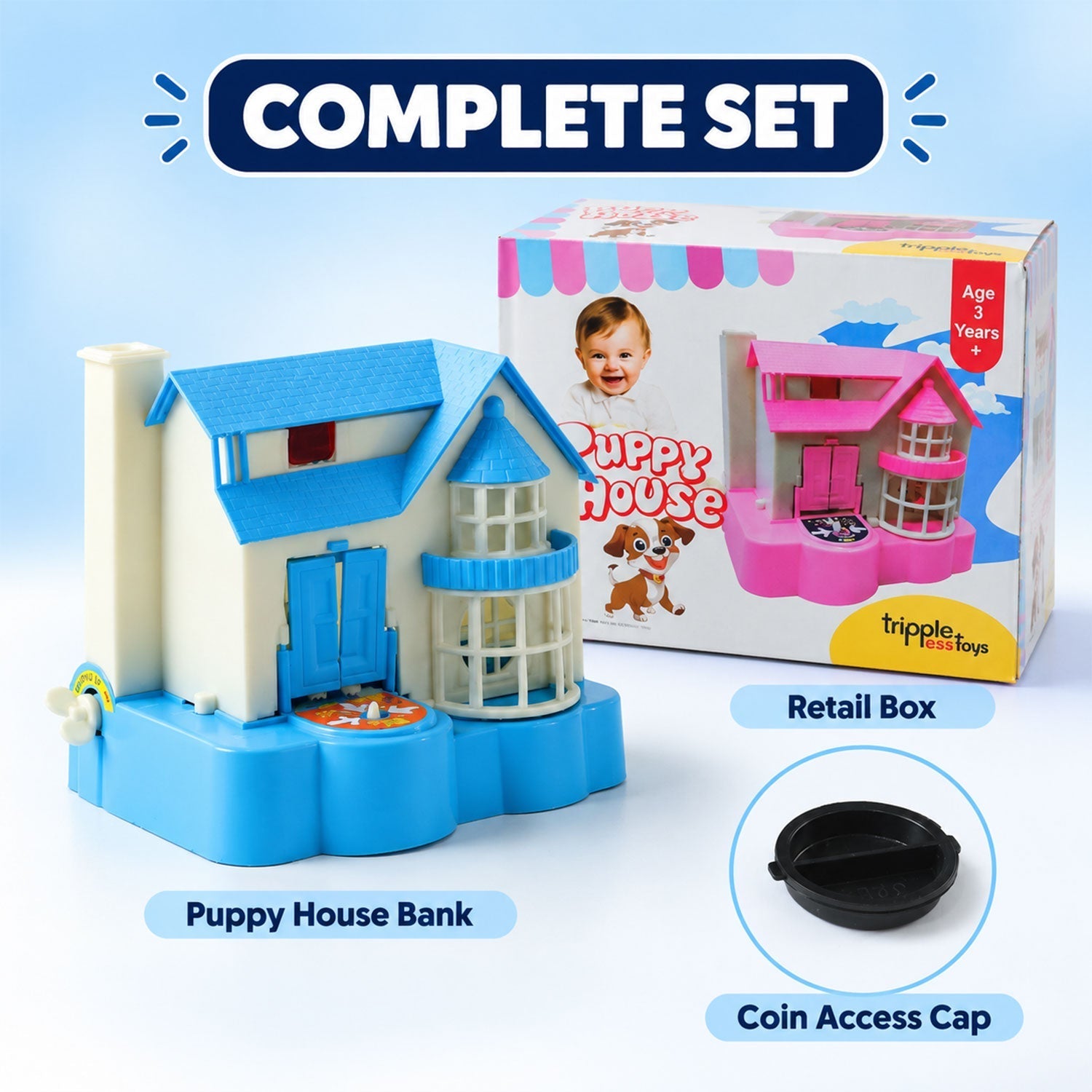 Puppy Bank Play Set
