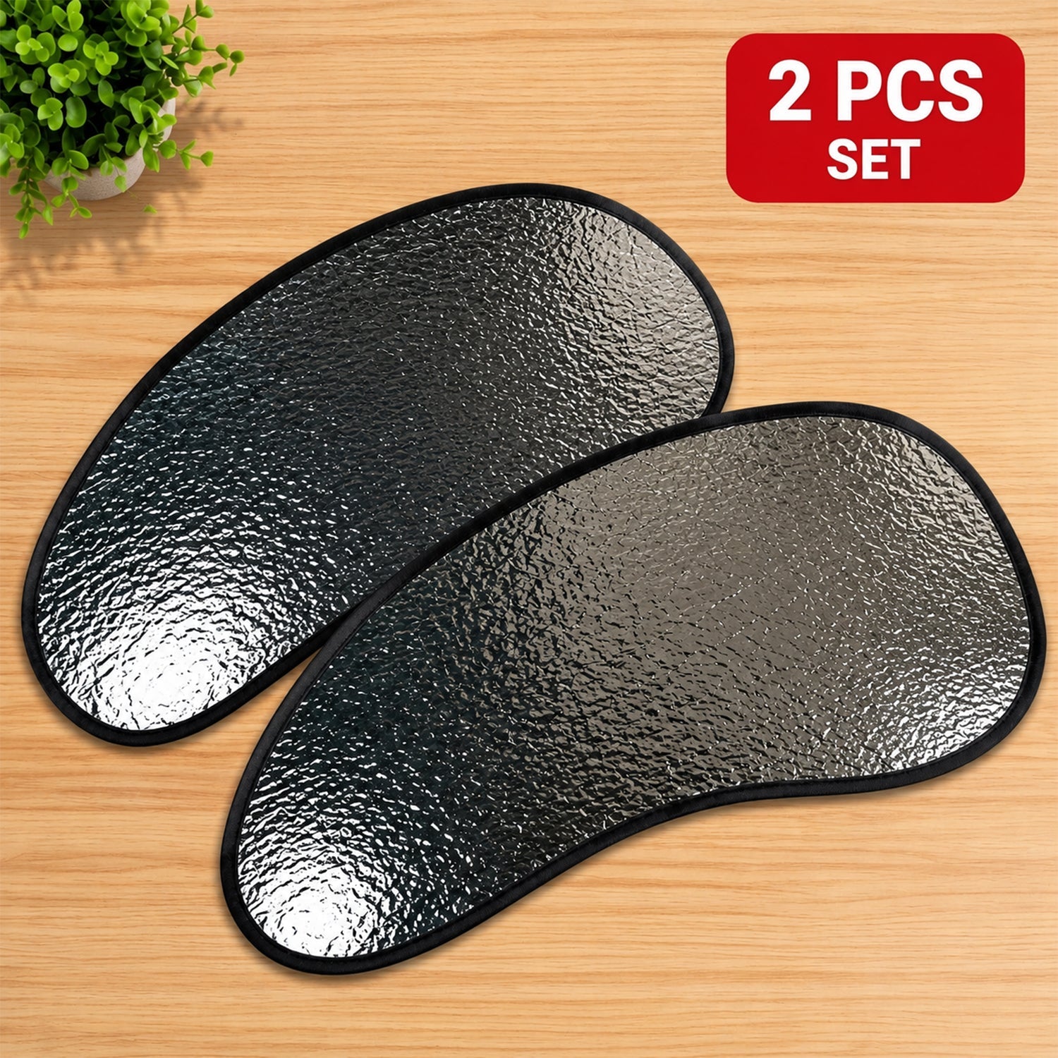 Two Piece Foldable Sunshade Set