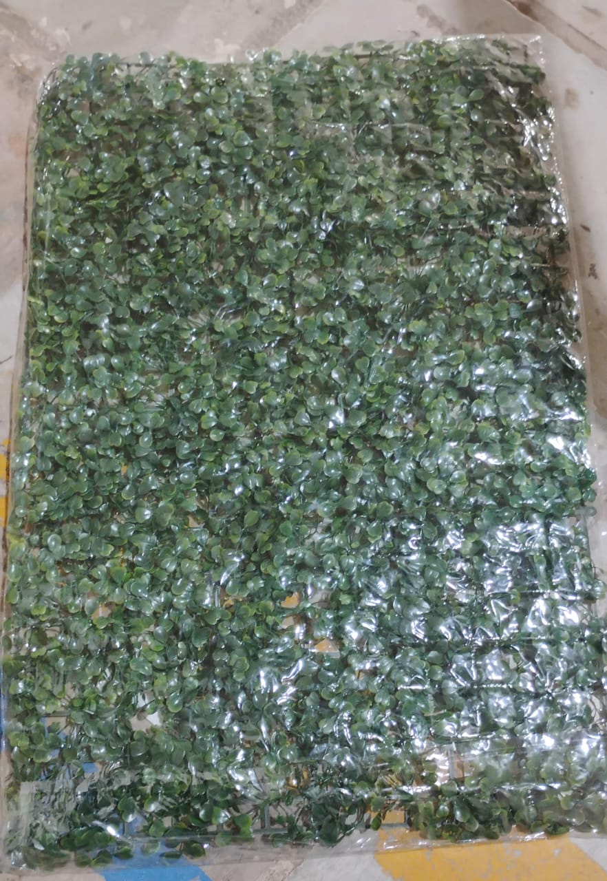 Plastic Wall Artificial Plant Base (60Ã—40 CM / 1 Pc)