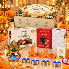 Blue Tealight Shubh Labh Combo