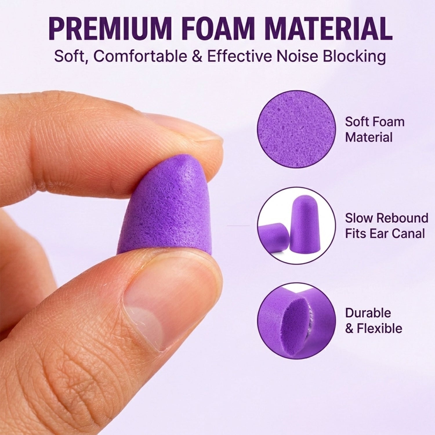 Soft Foam Ear Protection Plugs