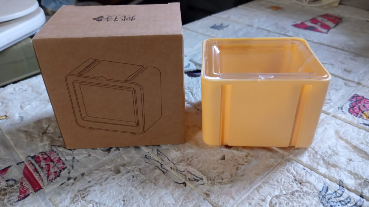 Durable Transparent Tape Storage Box â€“ Plastic Office Organizer