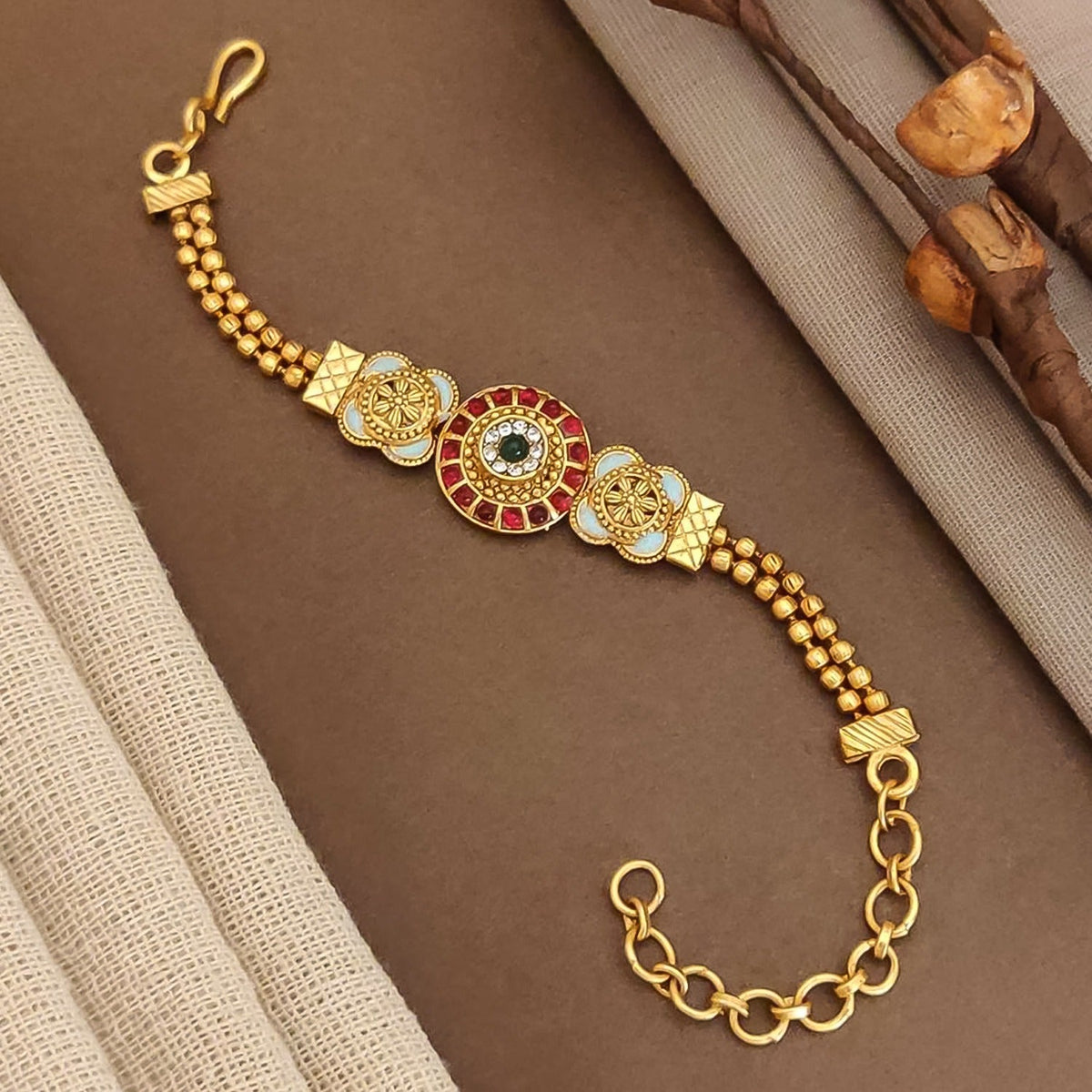 Elegant Gold Brass Bracelet â€“ Timeless Design