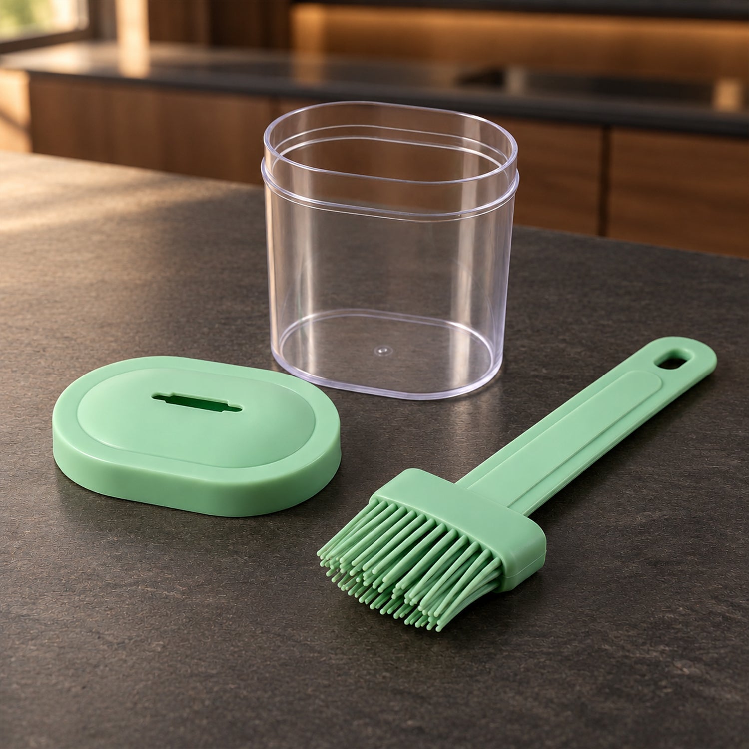 Green Lid Oil Storage Bottle