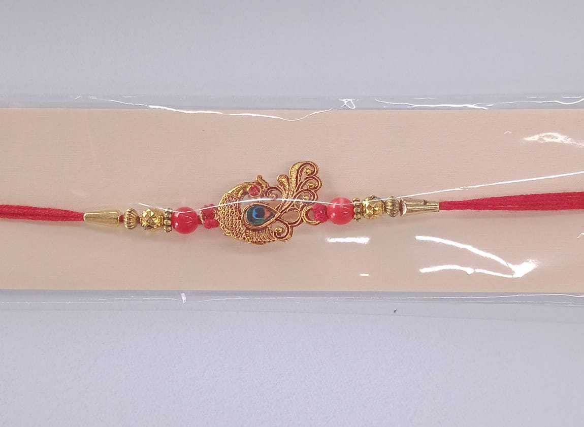 peacock rakhi