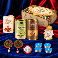 Blue Tealight Festive Gift Box