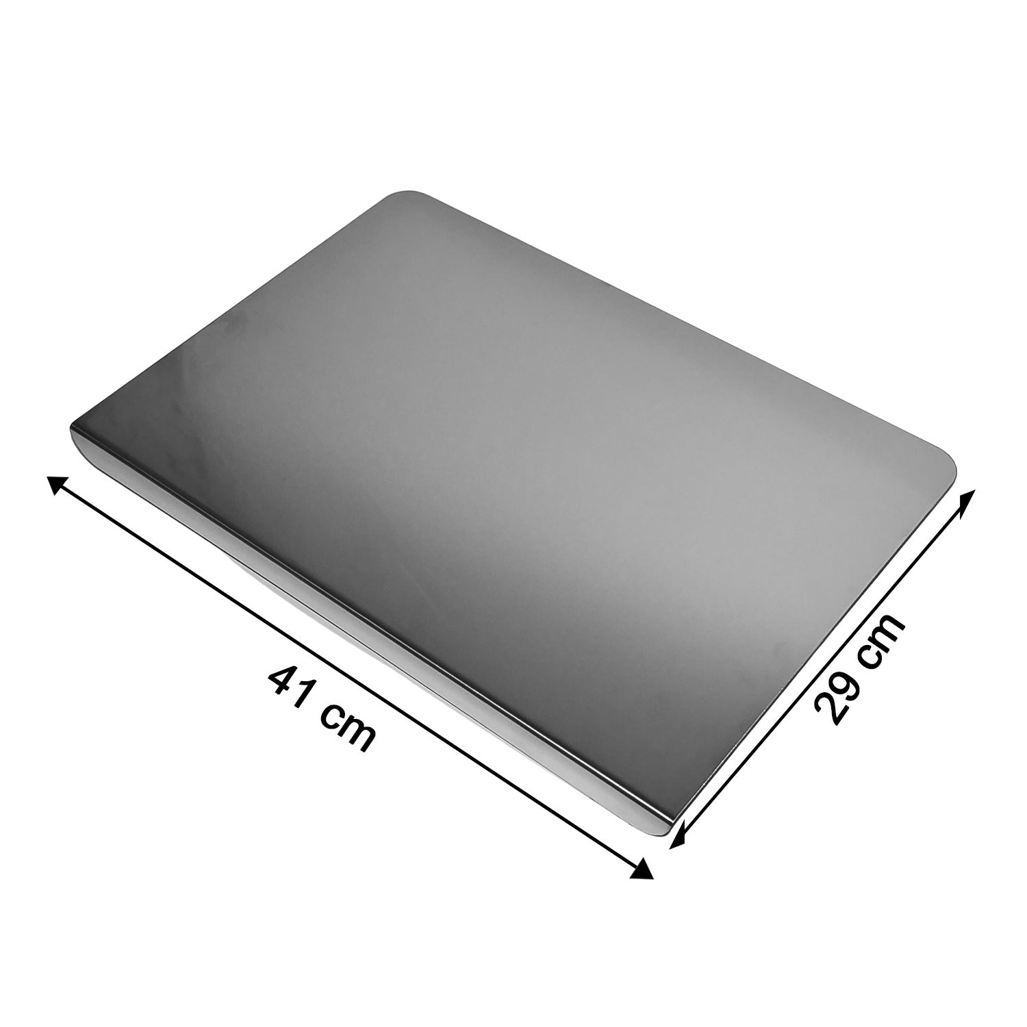 Stainless Steel Chopping Board on a kitchen counter
