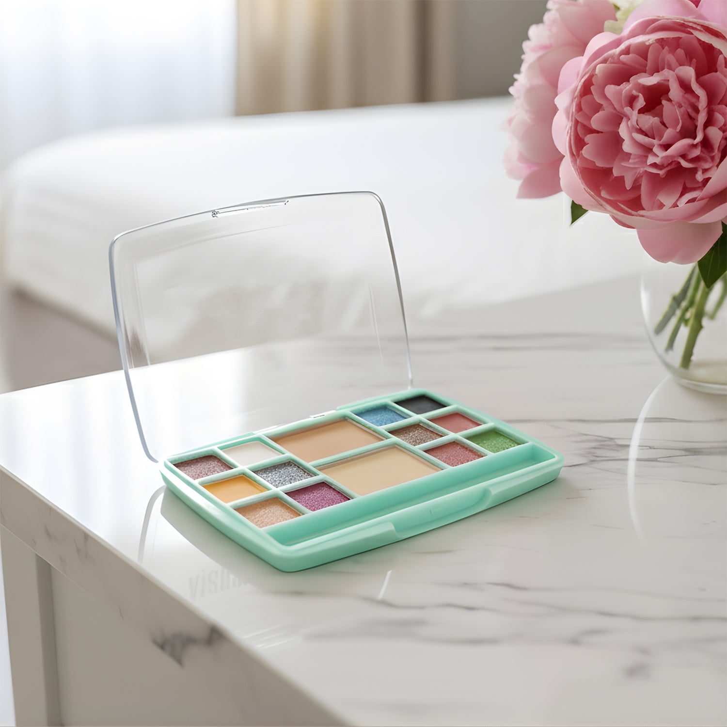 Multi-Color Eyeshadow & Compact Makeup Kit (15 GM / 1 Pc)