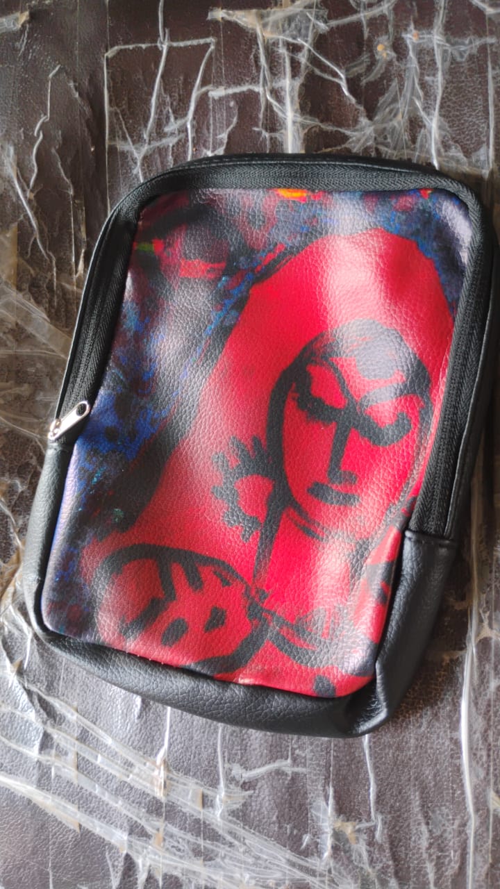 Multi-purpose storage bag in use