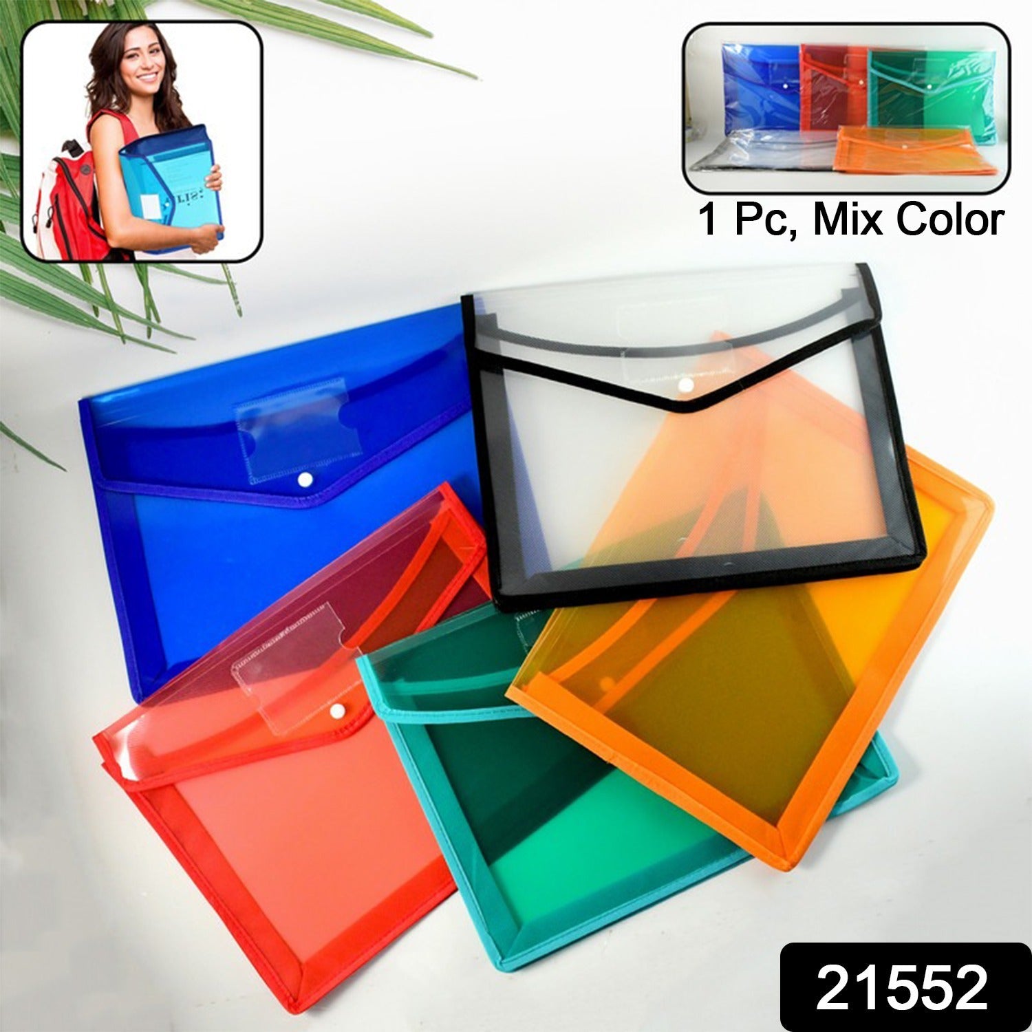 Plastic Document Holder