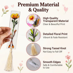 Clear Botanical Page Marker