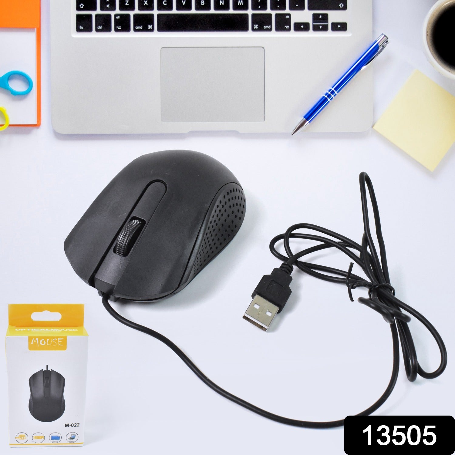 Compshop Wired Optical Mouse M-022 SwiftClick design