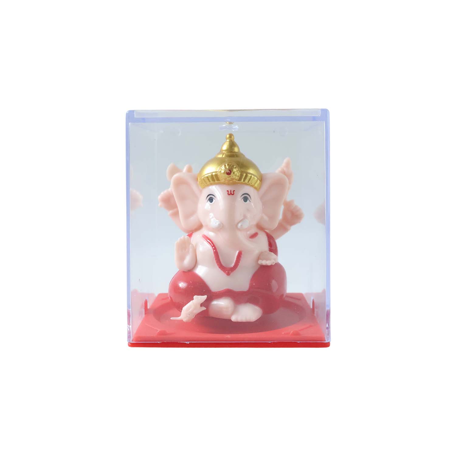Small Hand-Moving Ganesha Idol with Rotating Hands (1 Pc)