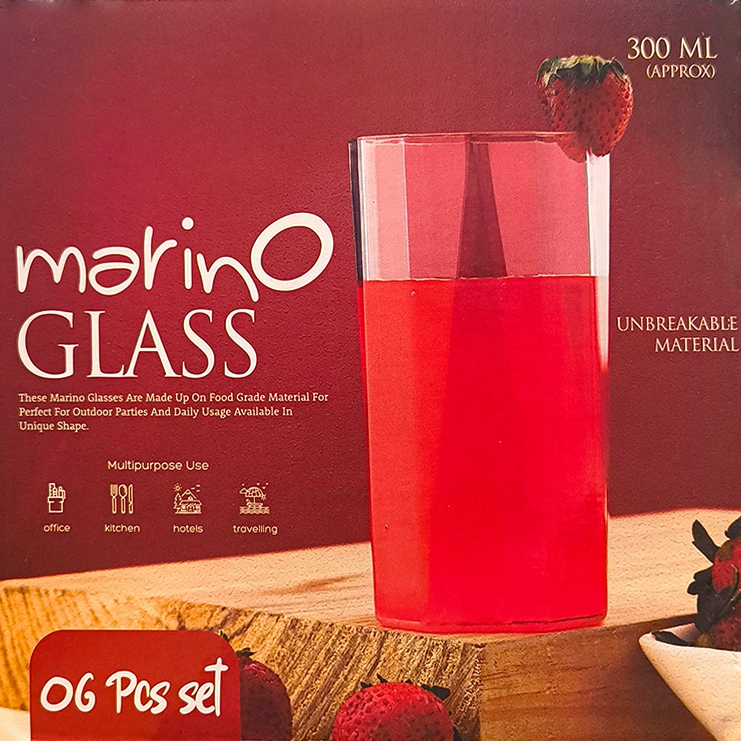 Apex Clear Unbreakable Plastic Drinking Glass