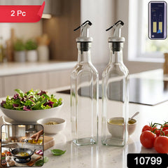 Glass Oil Dispenser Bottle SKU 10799 2 Pc