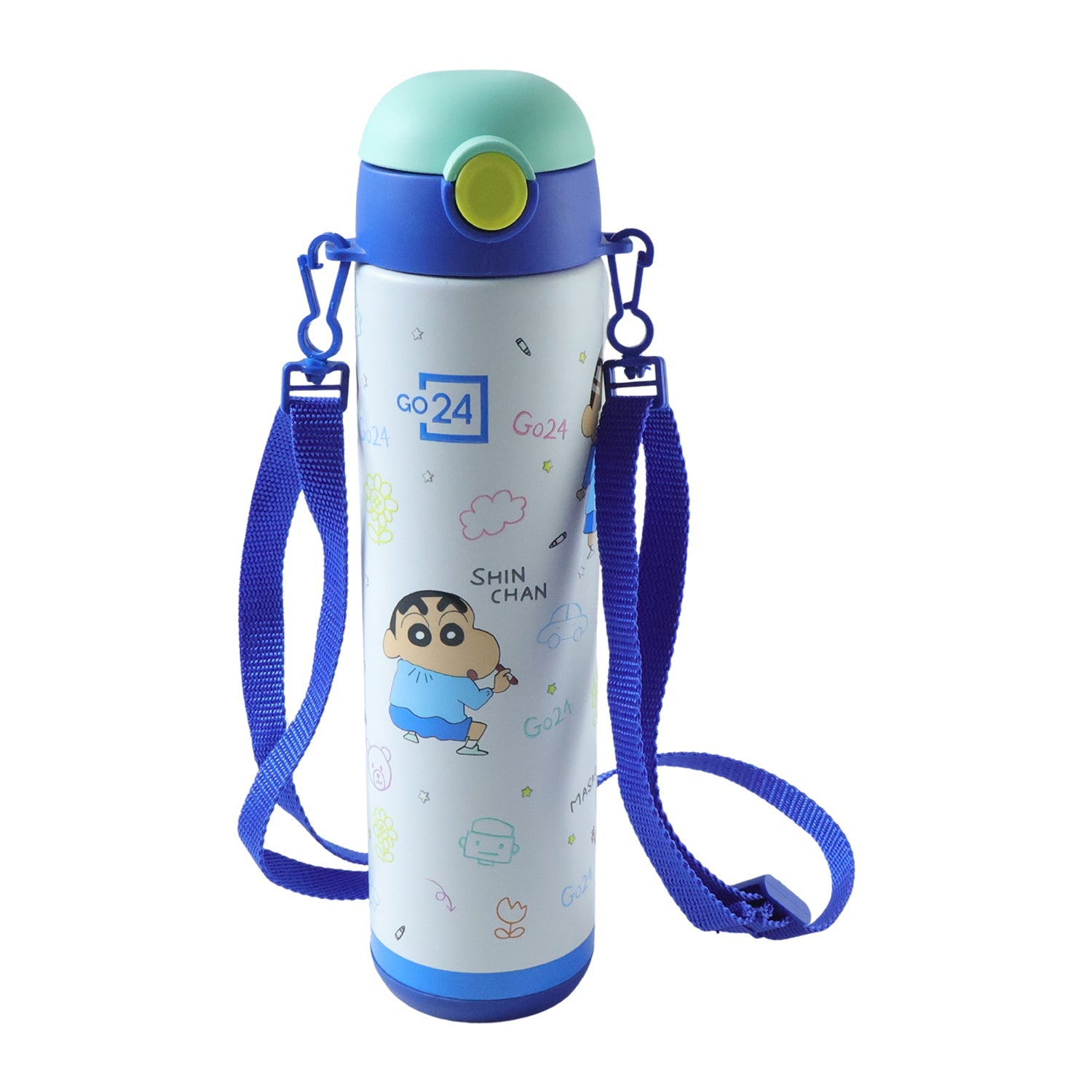 Pexpo Kids School Stainless Steel Water Bottle 500 ML Approx (1 Pc)
