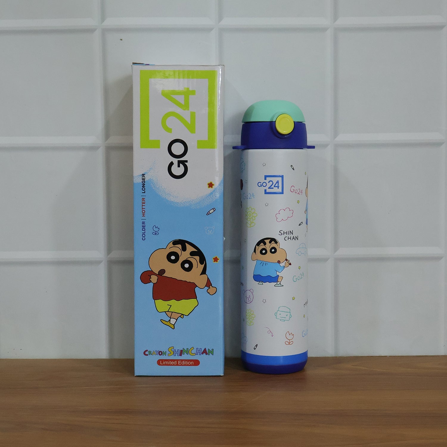 Pexpo Kids School Stainless Steel Water Bottle 500 ML Approx (1 Pc)