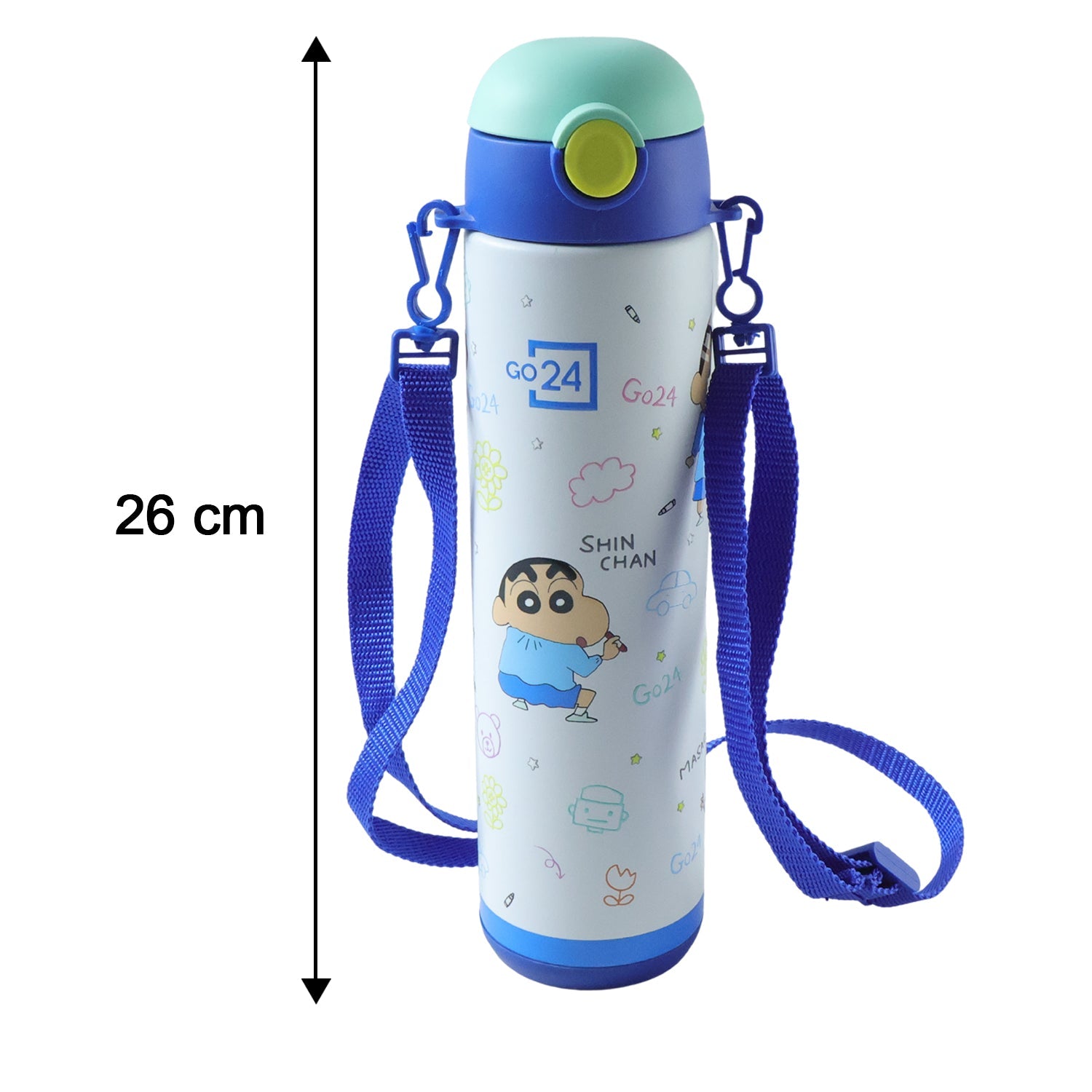 Pexpo Kids School Stainless Steel Water Bottle 500 ML Approx (1 Pc)