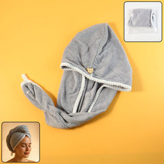 DeoDap Hair Drying Magic Hair Cap Towel - main