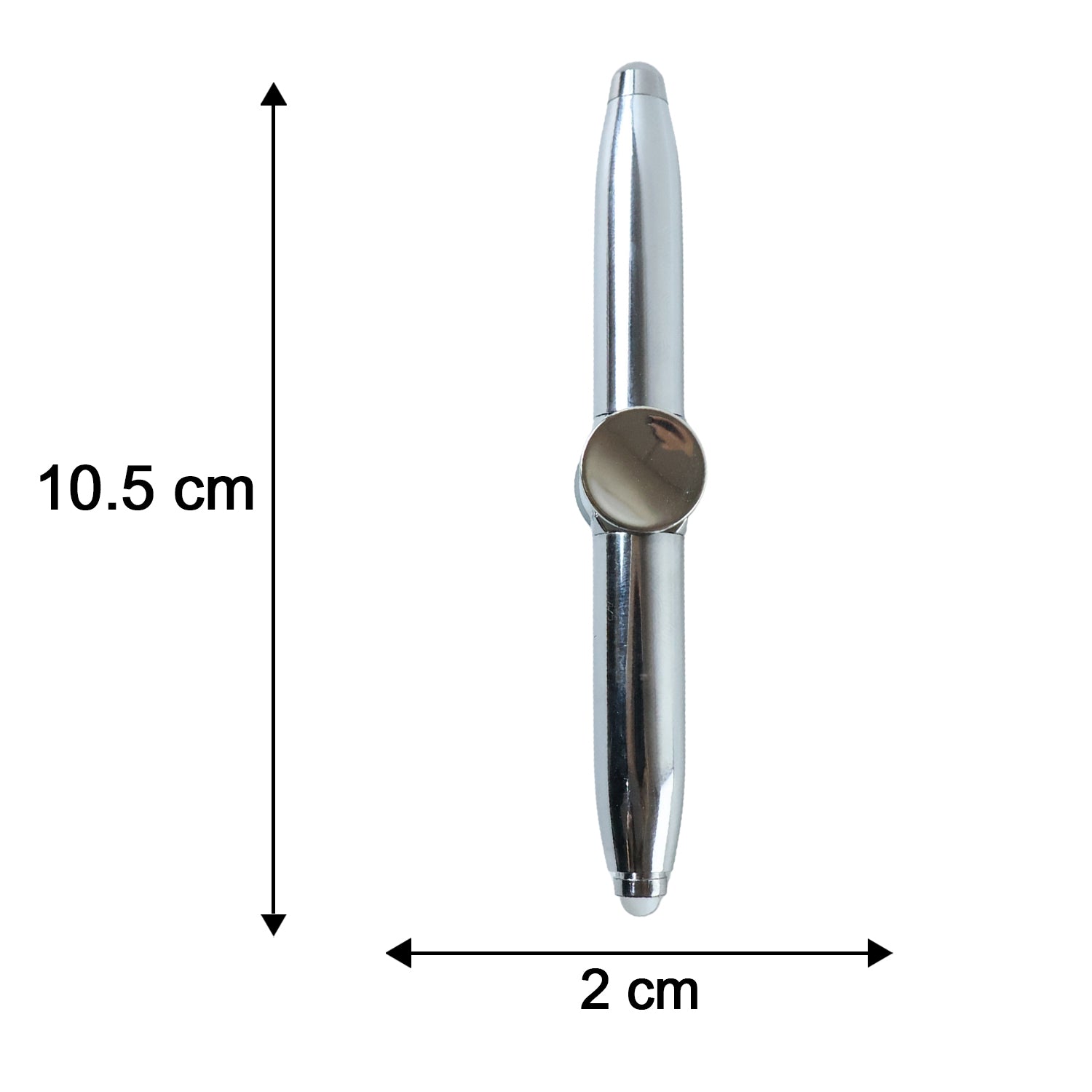 Multifunction Hand Spinner Pen with LED Light (1 Pc)
