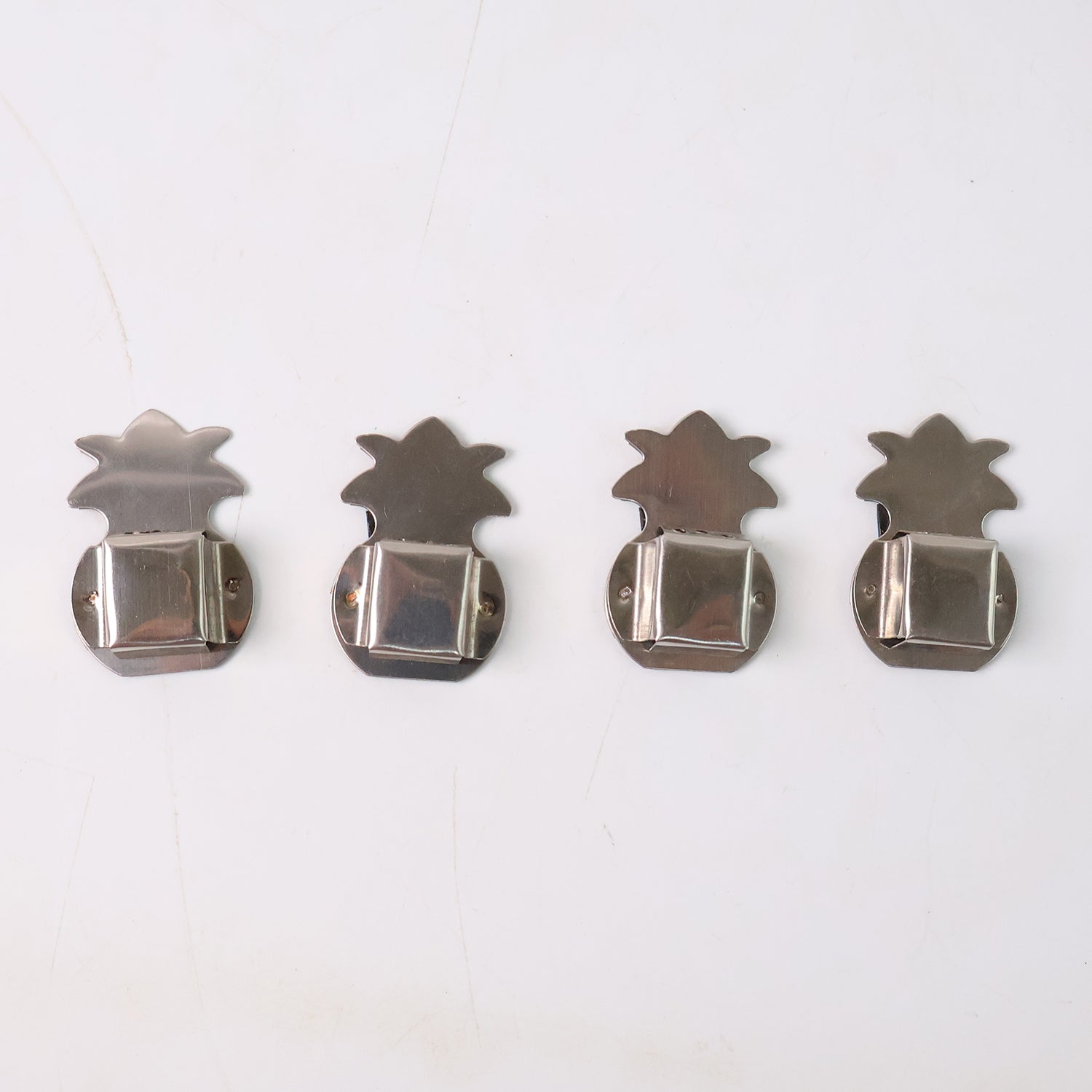 Designer silver wall agarbatti holders set