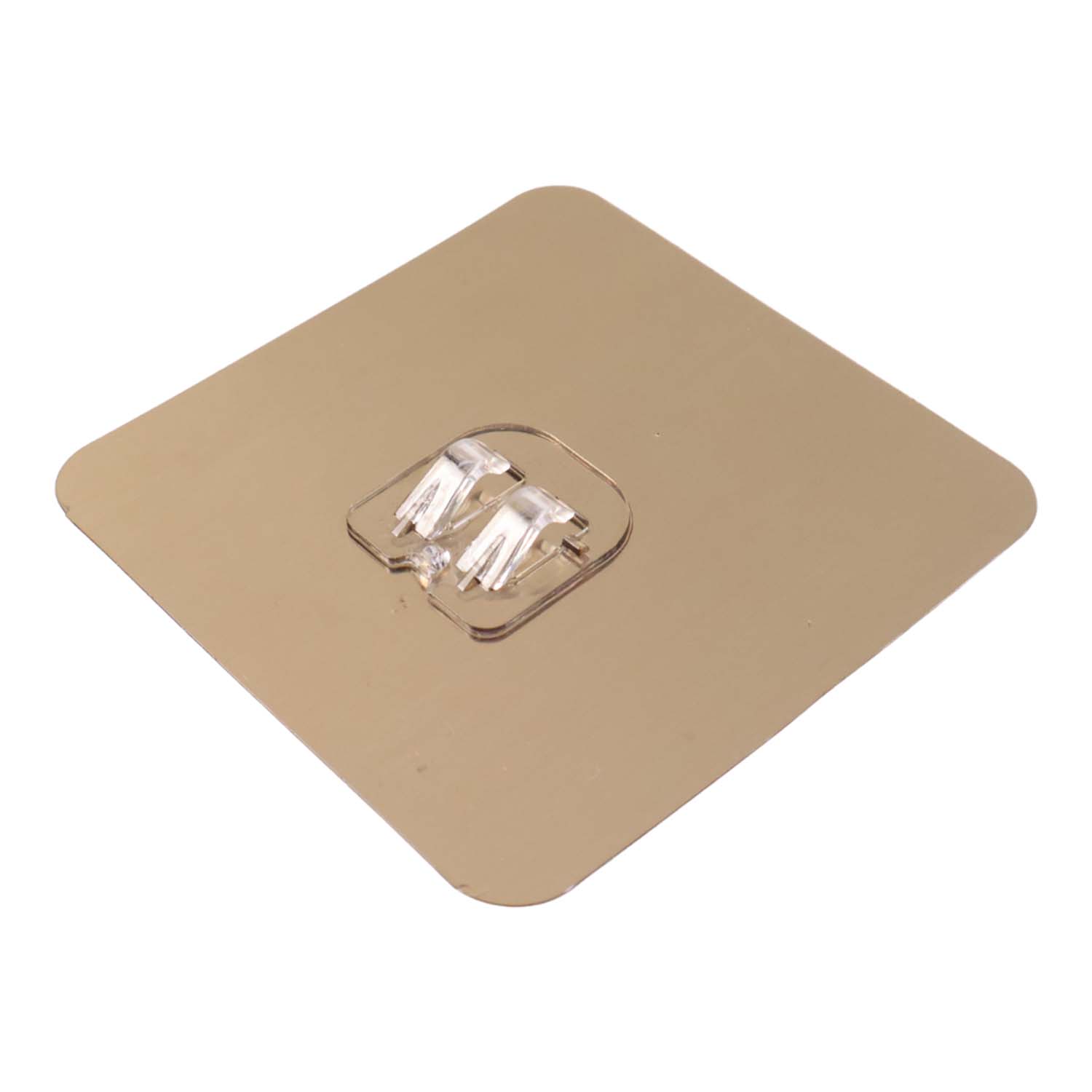 Self-Adhesive Heavy-Duty Plastic Wall Hook – 1 Pc (8x8 cm)