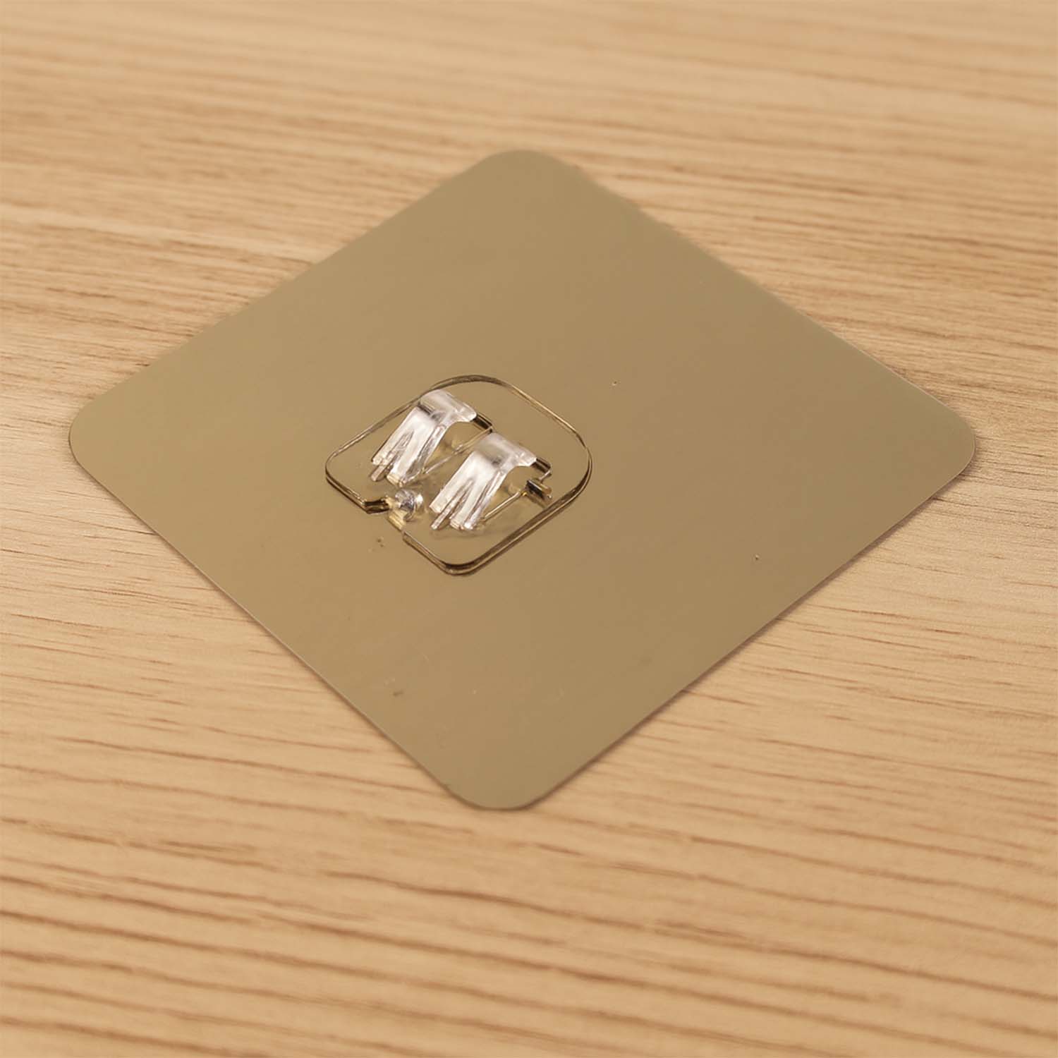 Self-Adhesive Heavy-Duty Plastic Wall Hook – 1 Pc (8x8 cm)