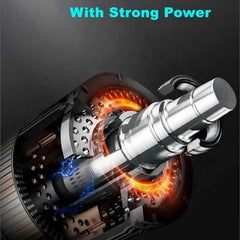 Electric ice crusher machine set on countertop