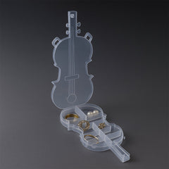 Creative violin design craft and beads organizer box