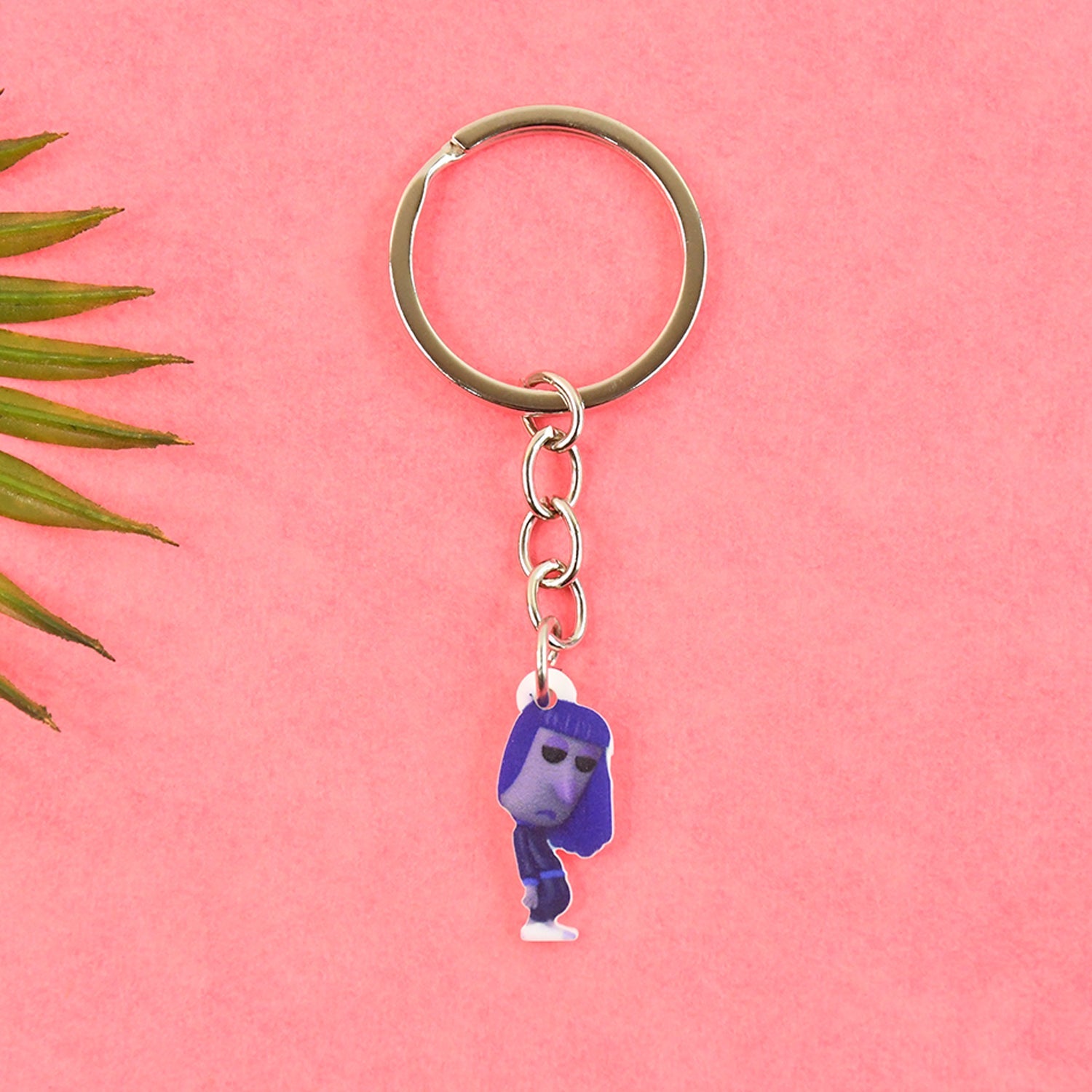 Big Cartoon Character Keychain close up