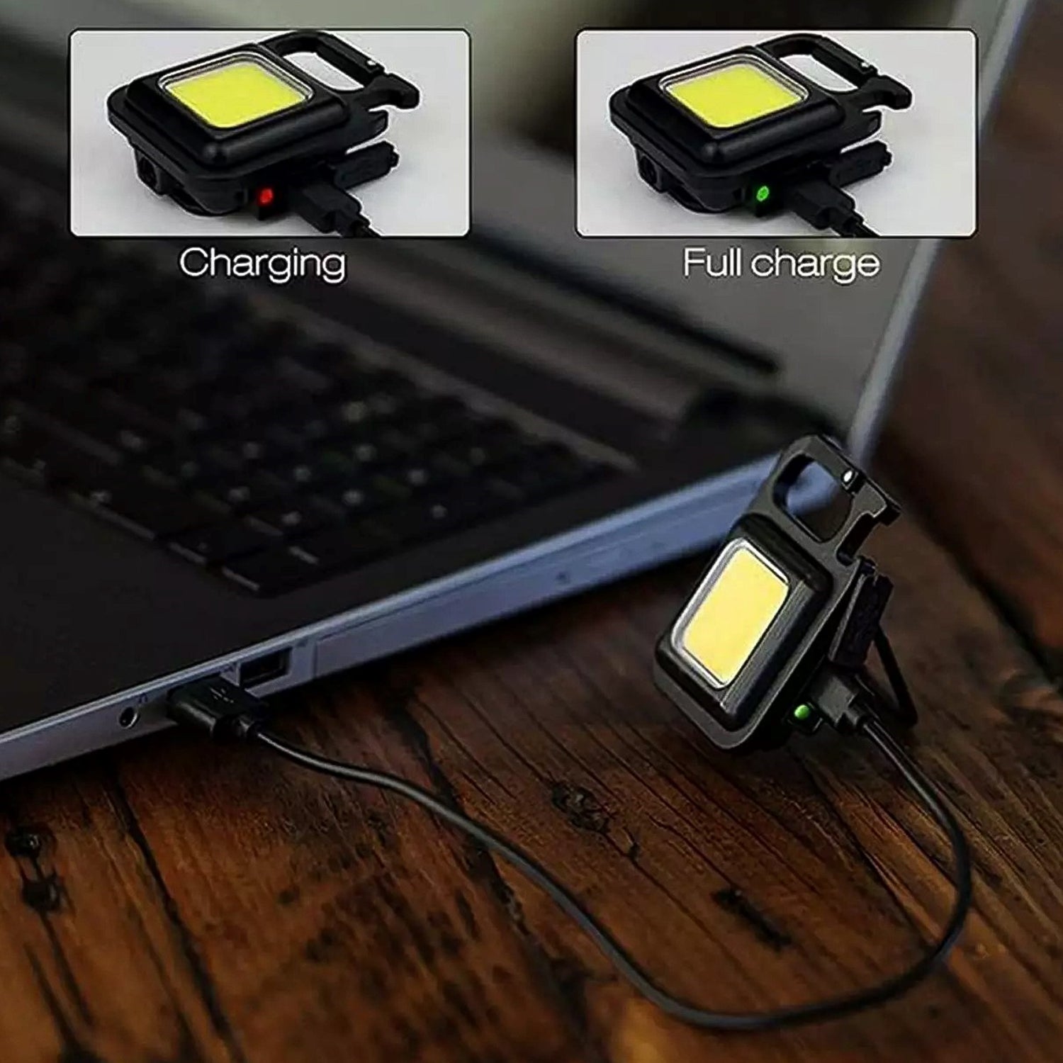 DeoDap Mini Rechargeable Keychain Flashlight - feature