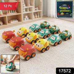 Set of 12 vibrant Funwoods mini toy cars