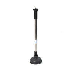 Drain unblocker pump placed on white background showing side angle