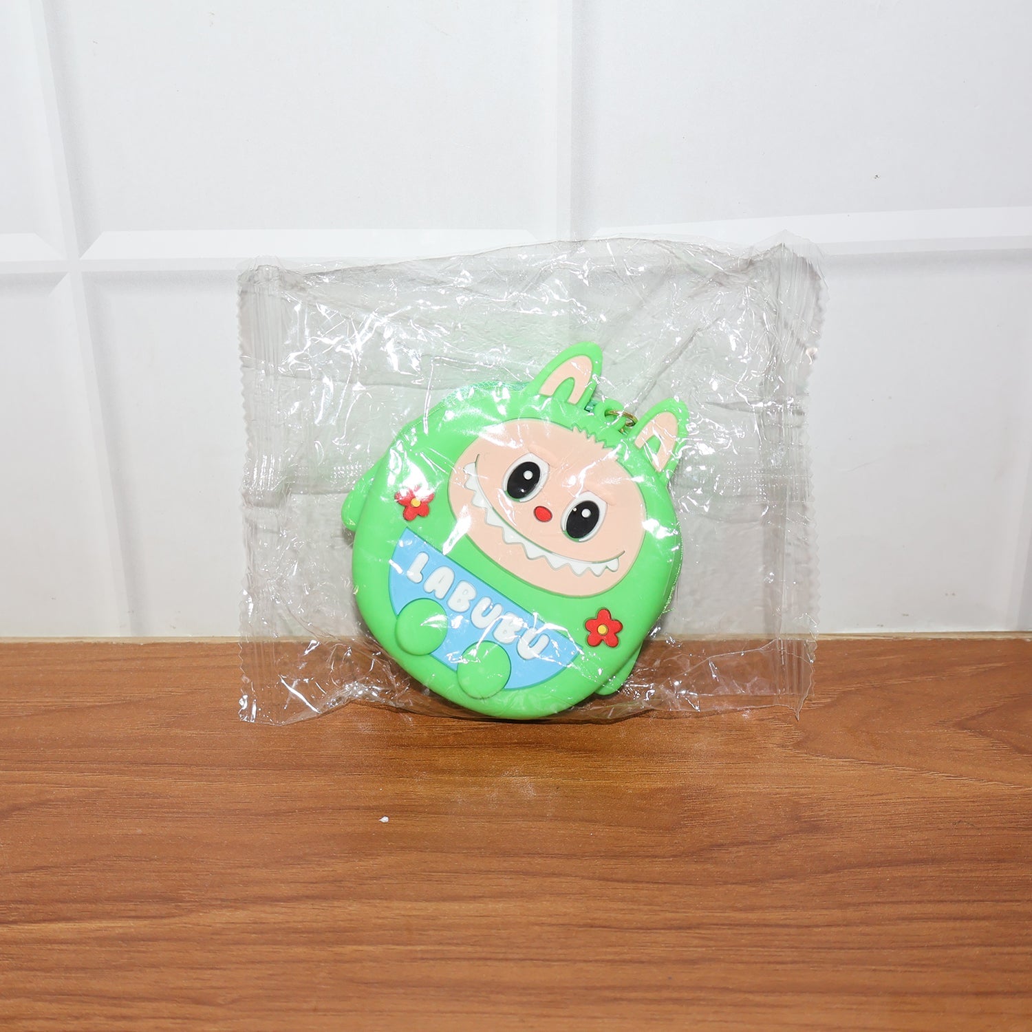 Cute Cartoon Character Coin Pouch with Keychain & Wrist Strap