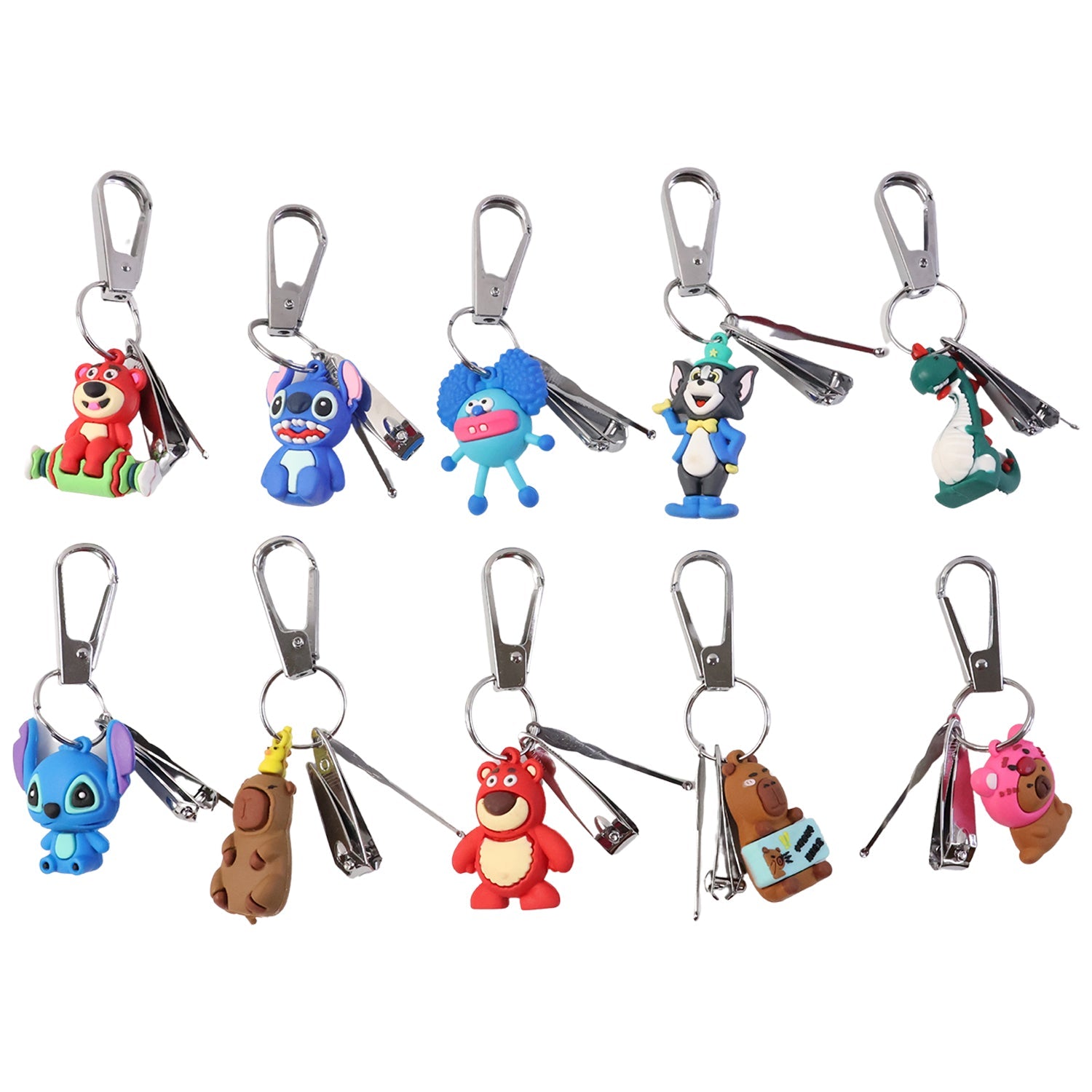 Keychain hook attachment for nail cutter