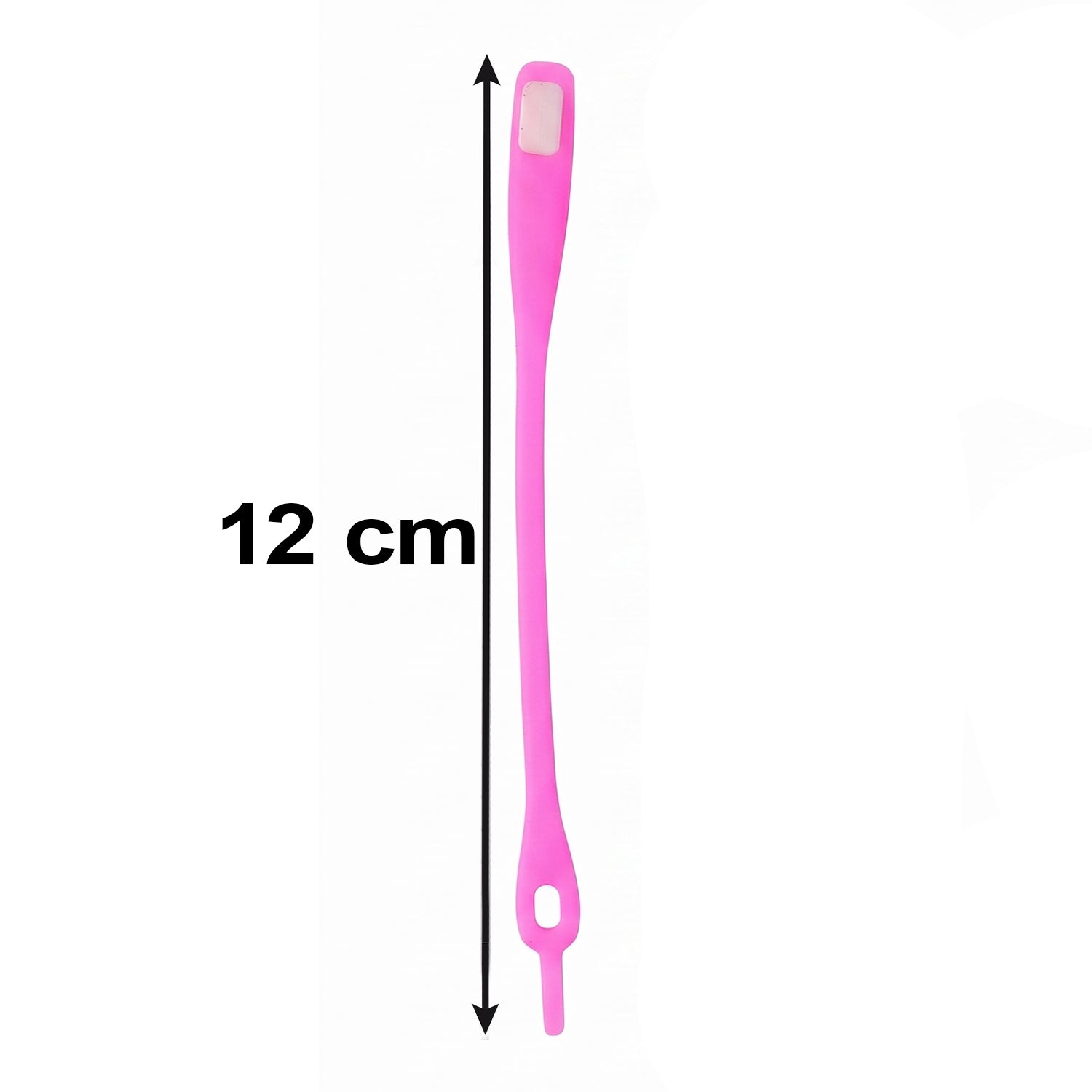 Silicone shoelace length and size details