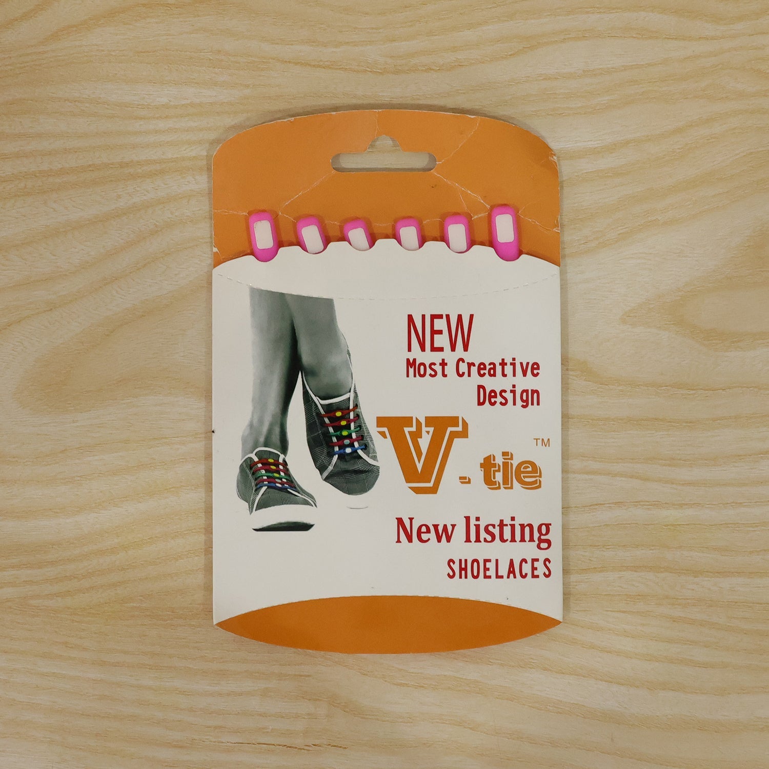 Live photo of stretchable silicone shoelaces, 6 pieces