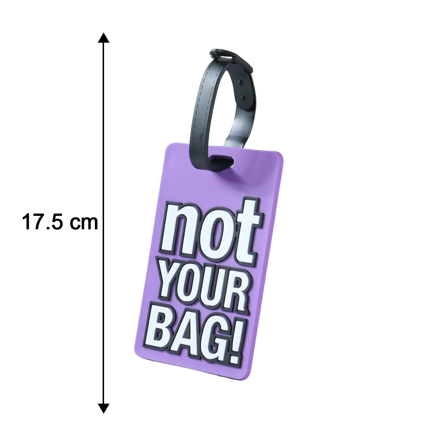 Travel Identification Luggage Bag Tag with Bold “Not Your Bag (1 Pc)