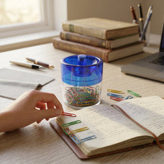 transparent clip holder magnetic dispenser