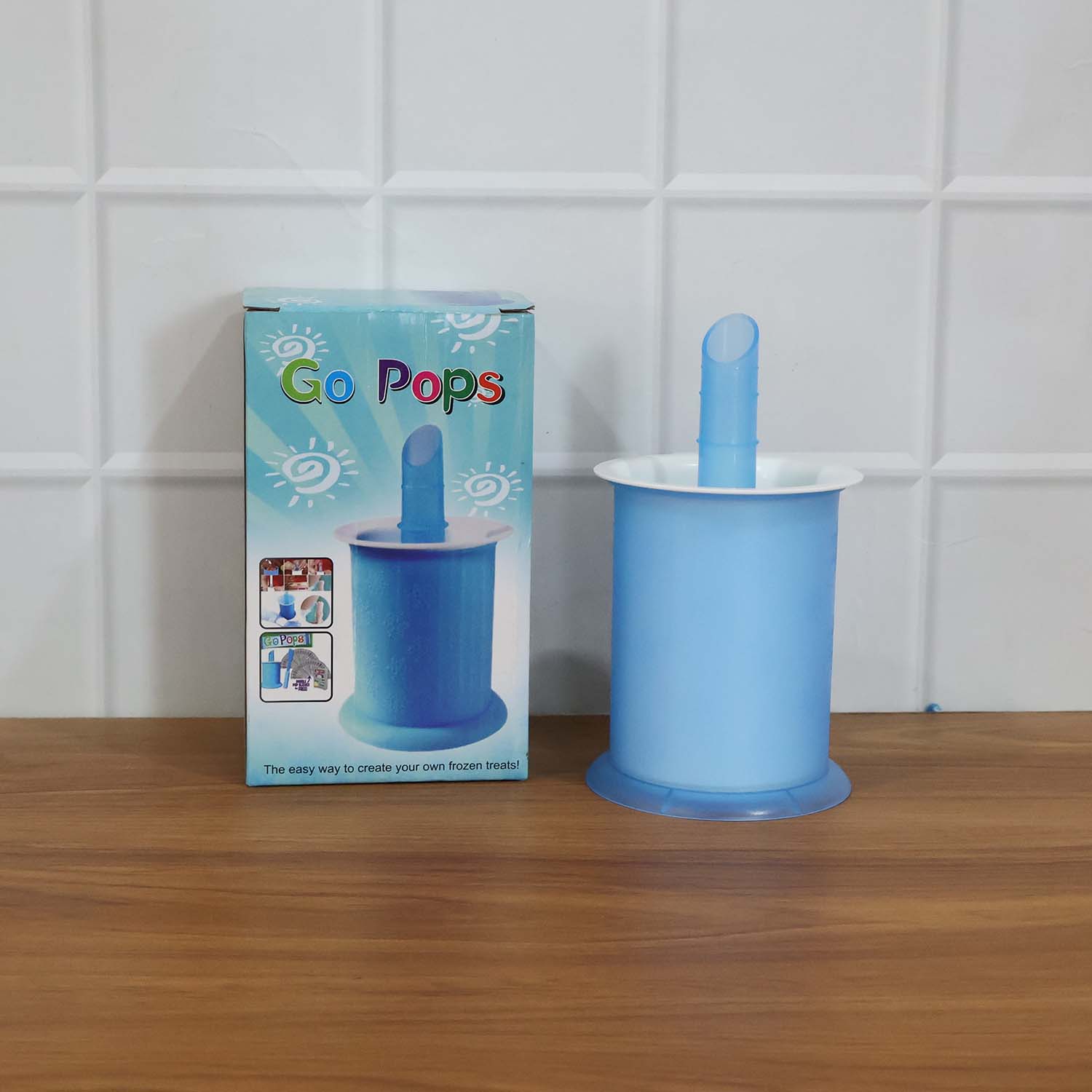 DIY ice cream molds with finished frozen treats