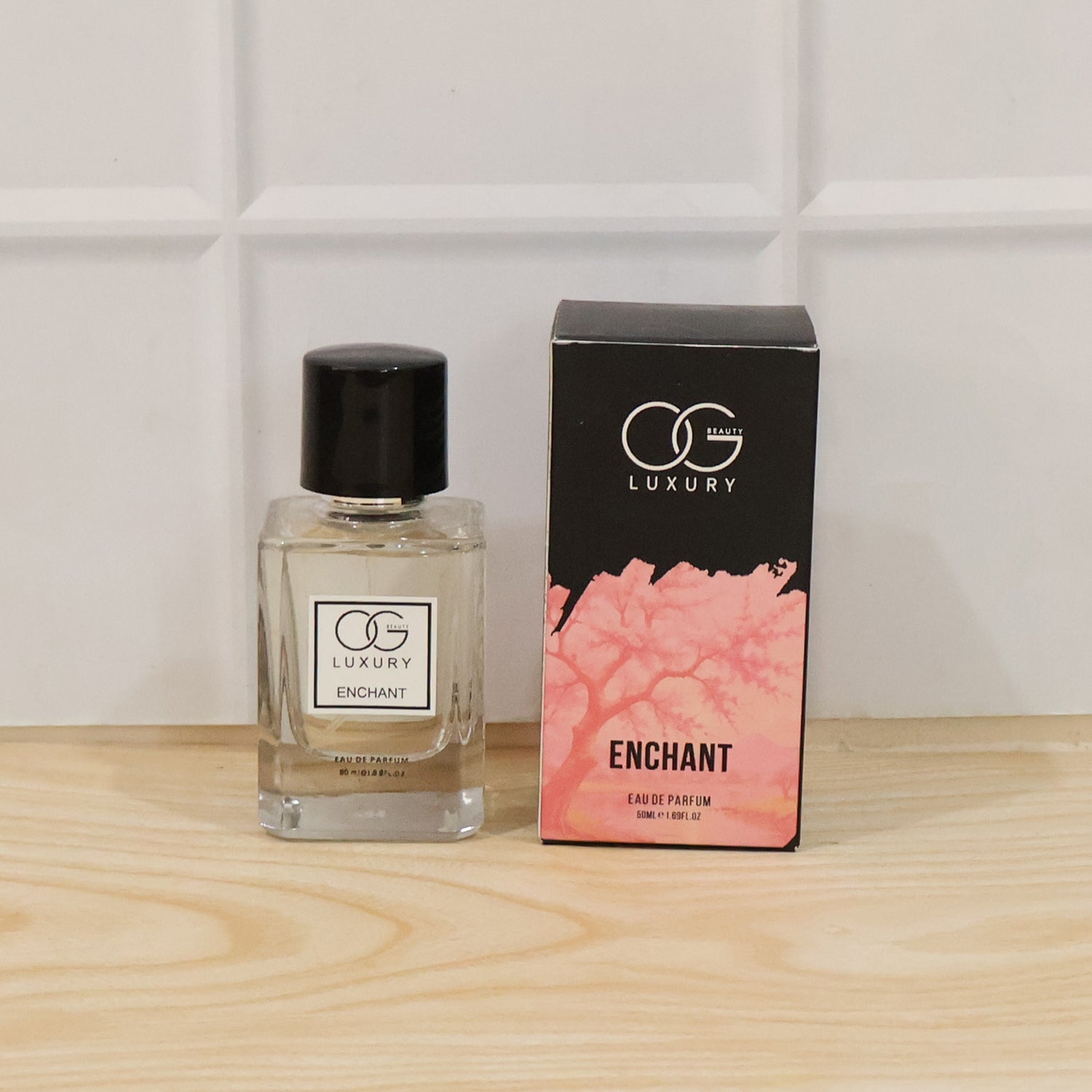 OG Luxury Enchant Eau De Parfum scent inspiration setup