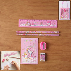 Cartoon Stationery Gift Set - Cute Unicorn Design
