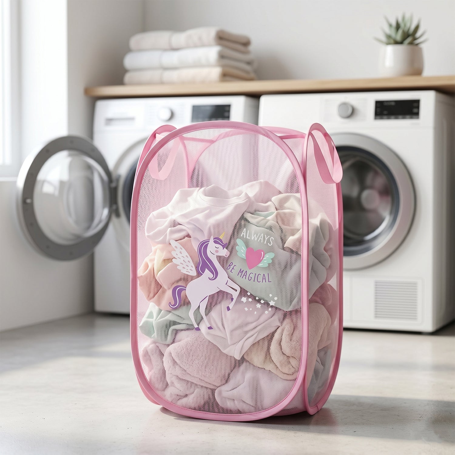 kids laundry bag unicorn design