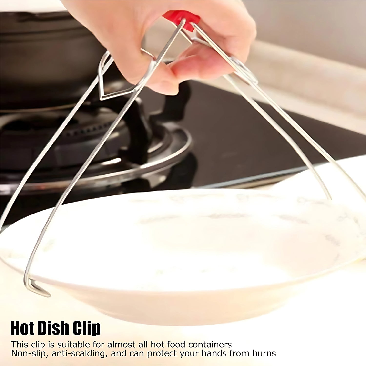 Kitchen vessel gripper tool side view