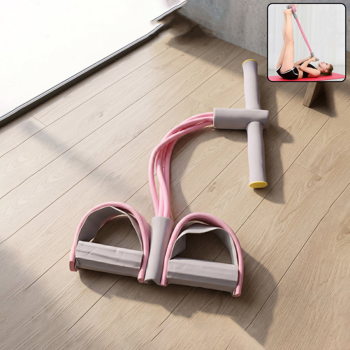 Elastic Sit-Up Pull Rope Resistance Exerciser