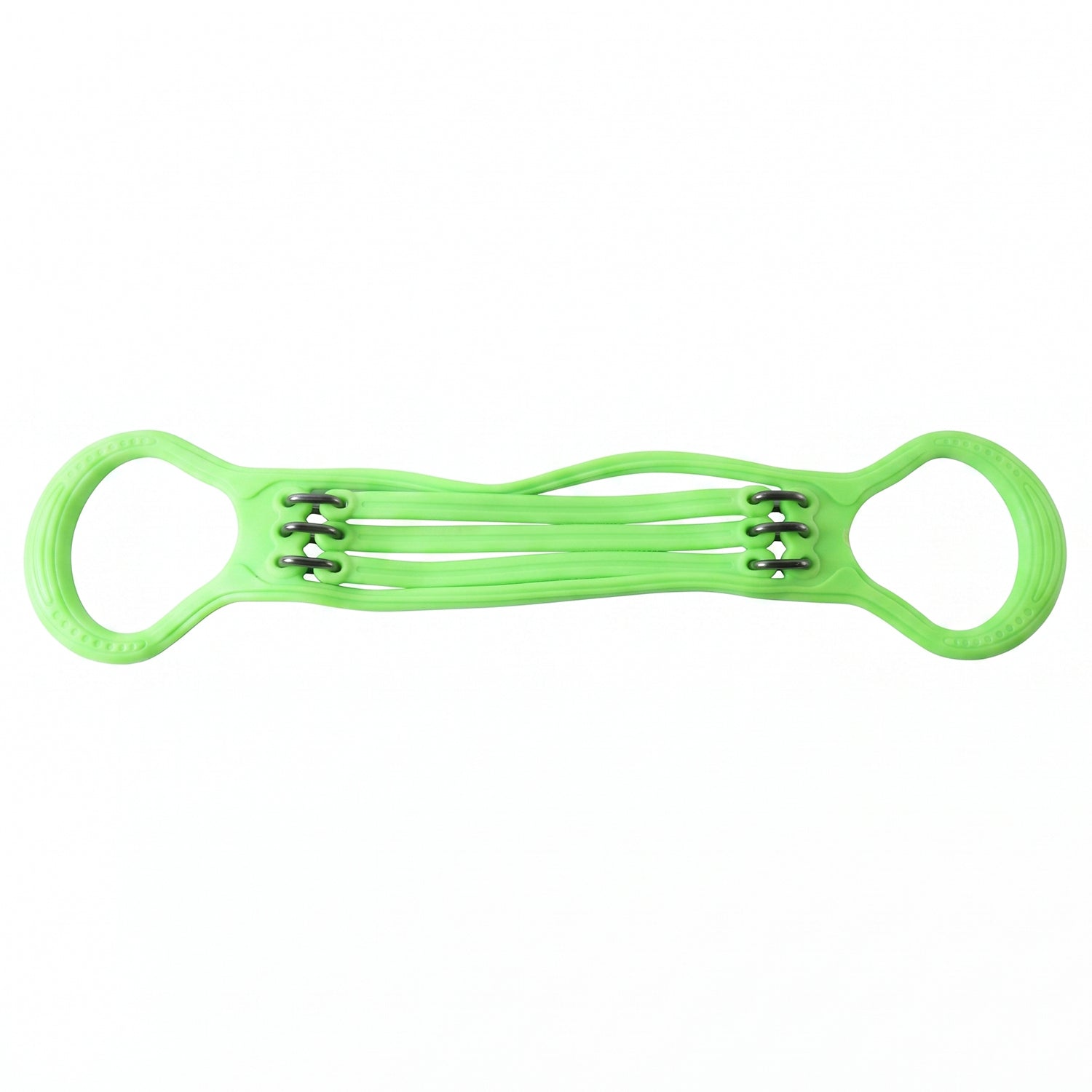 Chest expander resistance band on white background