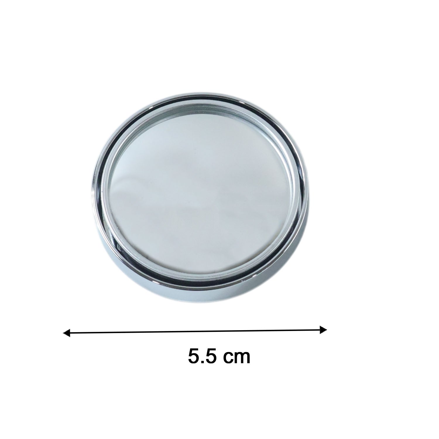 Silver round blind spot mirror size comparison